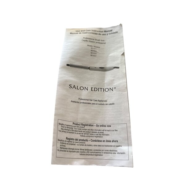 Salon Edition 1/2" Professional Brush Iron Brand: Helen of Troy. Brand New Open - Picture 8 of 8